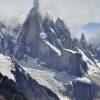 As nuvens cobrem o Cerro Torre, no Parque Nacional Los Glaciares, em El Chaltén, na patagônia argentina
